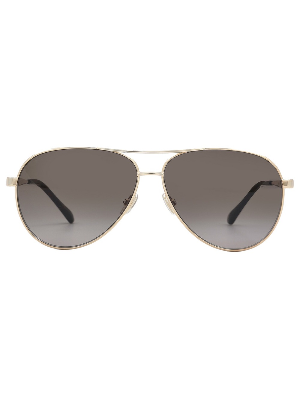 Jimmy Choo Aviator Jimenas Sunglasses - Gold Frame with Gray Gradient Lenses